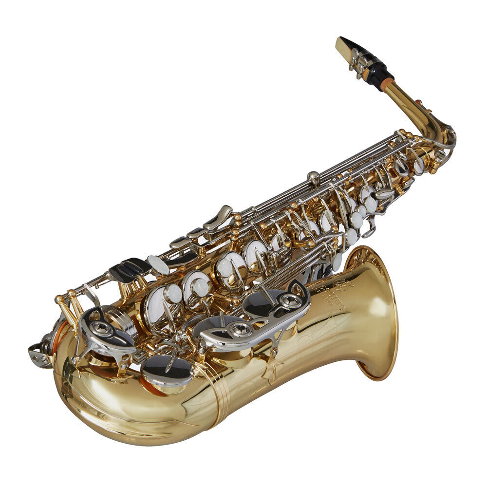 Blessing BAS-1287 Alto Saxophone (Eb) Clear Lacquer Finish with ABS Case, Mouthpiece, and Accessories — view 4