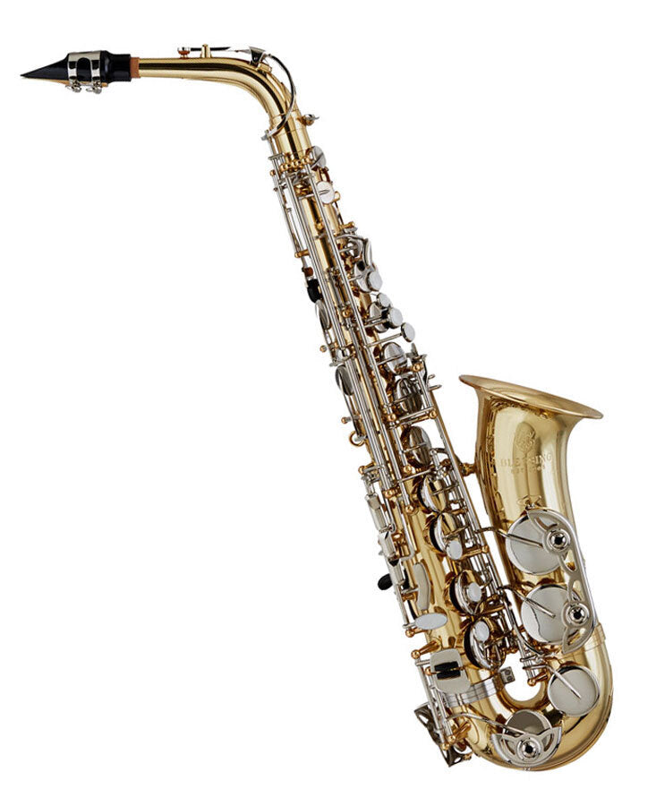 Blessing BAS-1287 Alto Saxophone (Eb) Clear Lacquer Finish with ABS Case, Mouthpiece, and Accessories