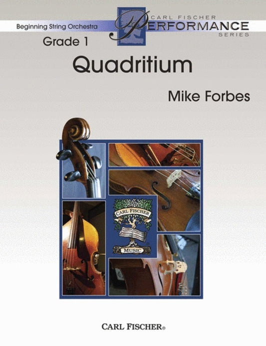 Quadritium String Orchestra Score/Parts Book