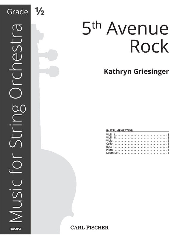 5Th Avenue Rock So0.5 Full Score Score