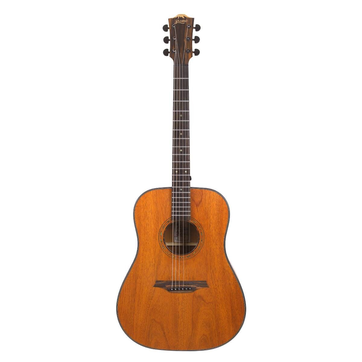 Bromo BAT1M Tahoma Series Dreadnought Acoustic Guitar with Solid Mahogany Top — view 2