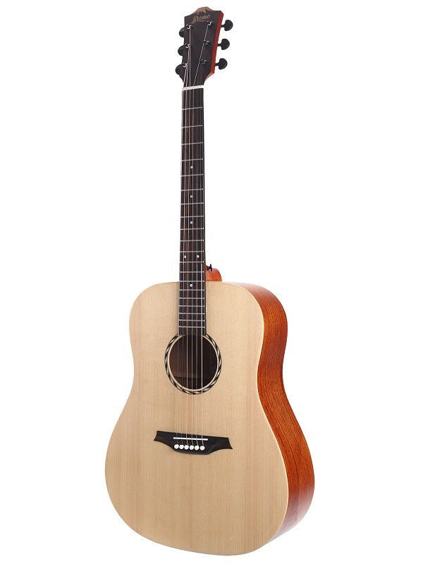 Bromo Tahoma Series Dreadnought Acoustic Guitar, Solid Spruce Top, Mahogany Back & Sides, Right Handed — view 5