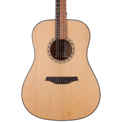 Bromo BAT1 Tahoma Series Dreadnought Acoustic Guitar with Solid Spruce Top and Mahogany Back — view 3