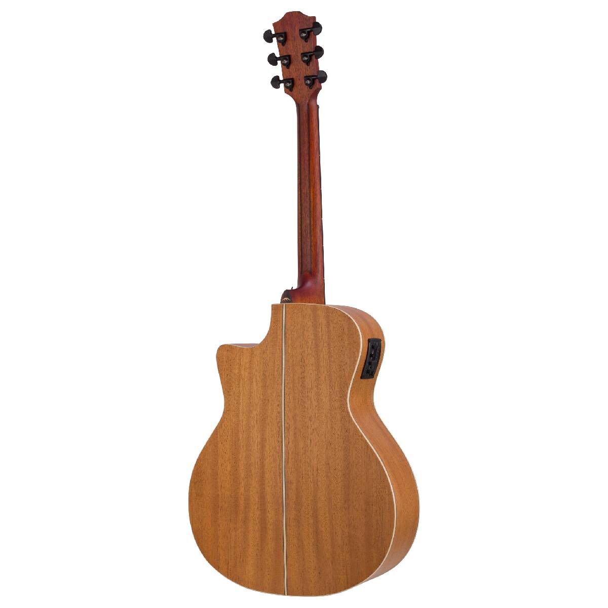 Bromo BAT2CE Tahoma Series Grand Auditorium Acoustic Guitar with Solid Spruce Top and Pickup — view 2