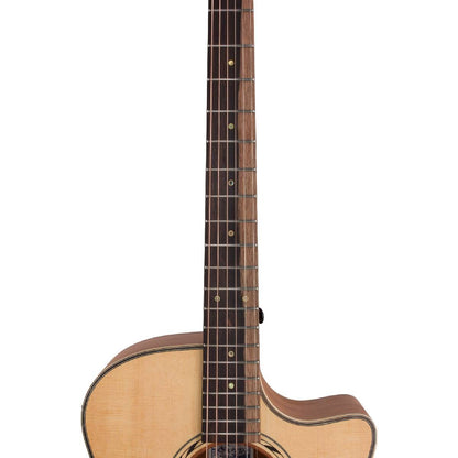 Bromo BAT2CE Tahoma Series Grand Auditorium Acoustic Guitar with Solid Spruce Top and Pickup — view 4