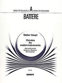 Haupt Circulus for Mallet Percussion - Walter Haupt, Schott Music, Tuned Percussion, 20 Pages