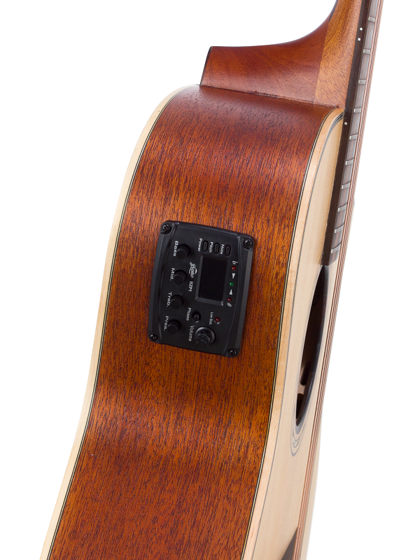 Bromo BAT4CE Tahoma Series Grand Auditorium Electric Acoustic Guitar — view 3
