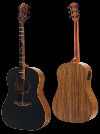 Bromo BAT9ME Tahoma Series Dreadnought Electric/Acoustic Guitar with Solid Mahogany Top and 4-Band EQ Preamp