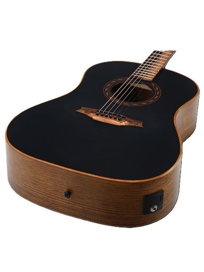 Bromo BAT9ME Tahoma Series Dreadnought Electric/Acoustic Guitar with Solid Mahogany Top and 4-Band EQ Preamp — view 2