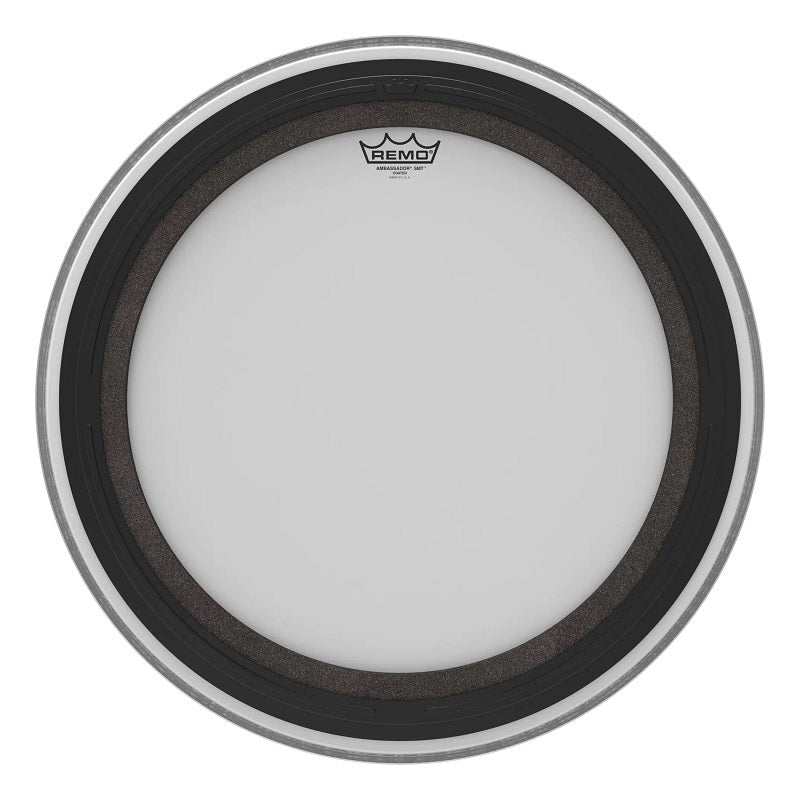 Remo Ambassador Series SMT Bass Drumheads - Clear & Coated (16" / Ebony) — view 3