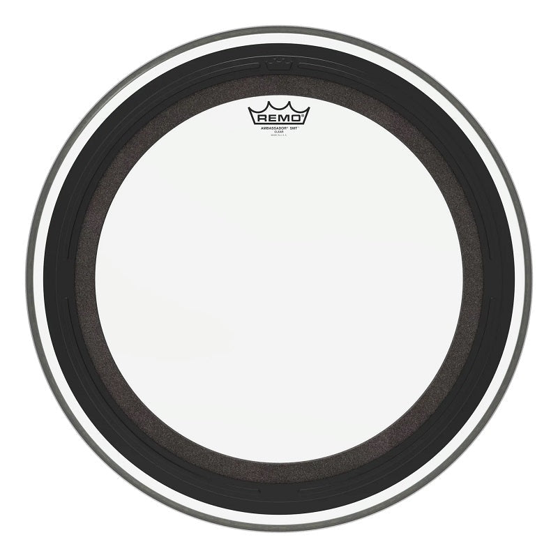 Remo Ambassador Series SMT Bass Drumheads - 18" Ebony, Clear & Coated Options