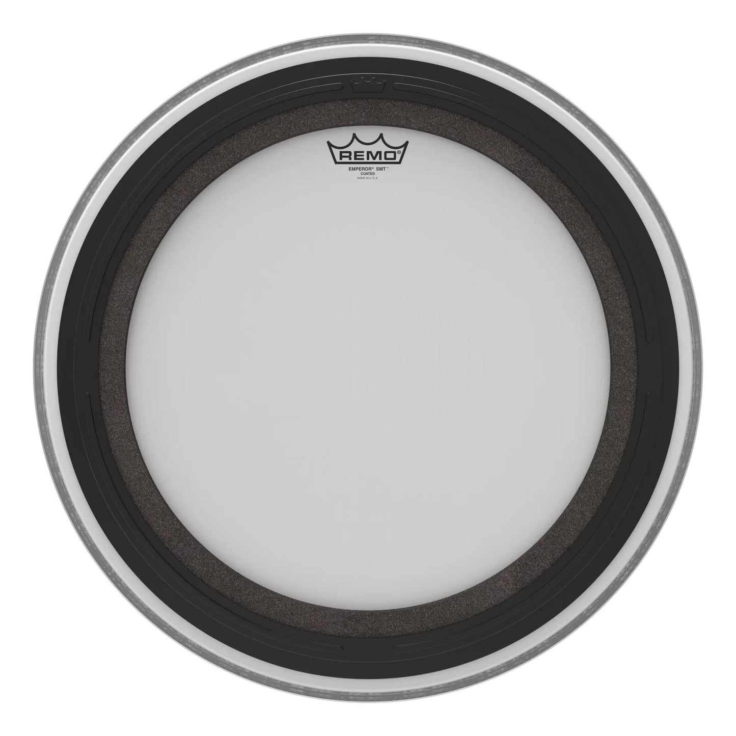 REMO White Coated Emperor SMT Coated Bass Drum Head, 20"
