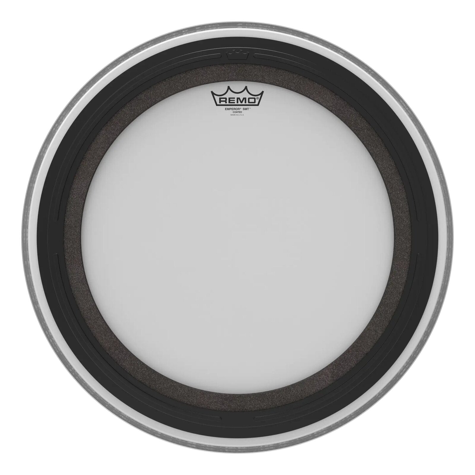 REMO White Coated Emperor SMT Coated Bass Drum Head, 20"