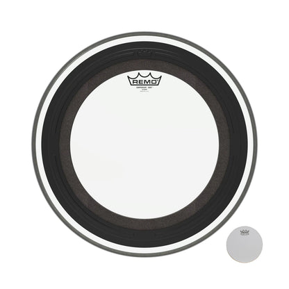 REMO Clear Emperor SMT Clear Bass Drum Head, 16" — view 3