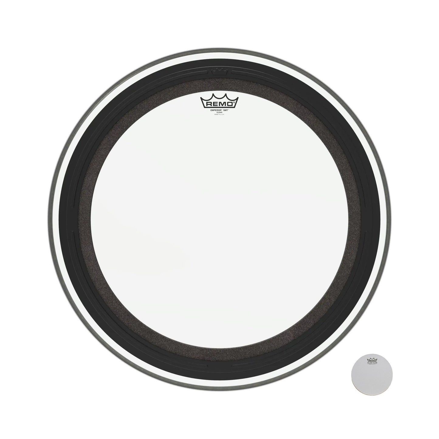 REMO Clear Emperor SMT Clear Bass Drum Head, 22" — view 3