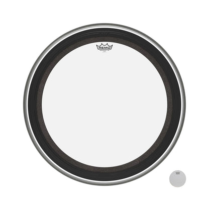 REMO Clear Emperor SMT Clear Bass Drum Head, 24" — view 3