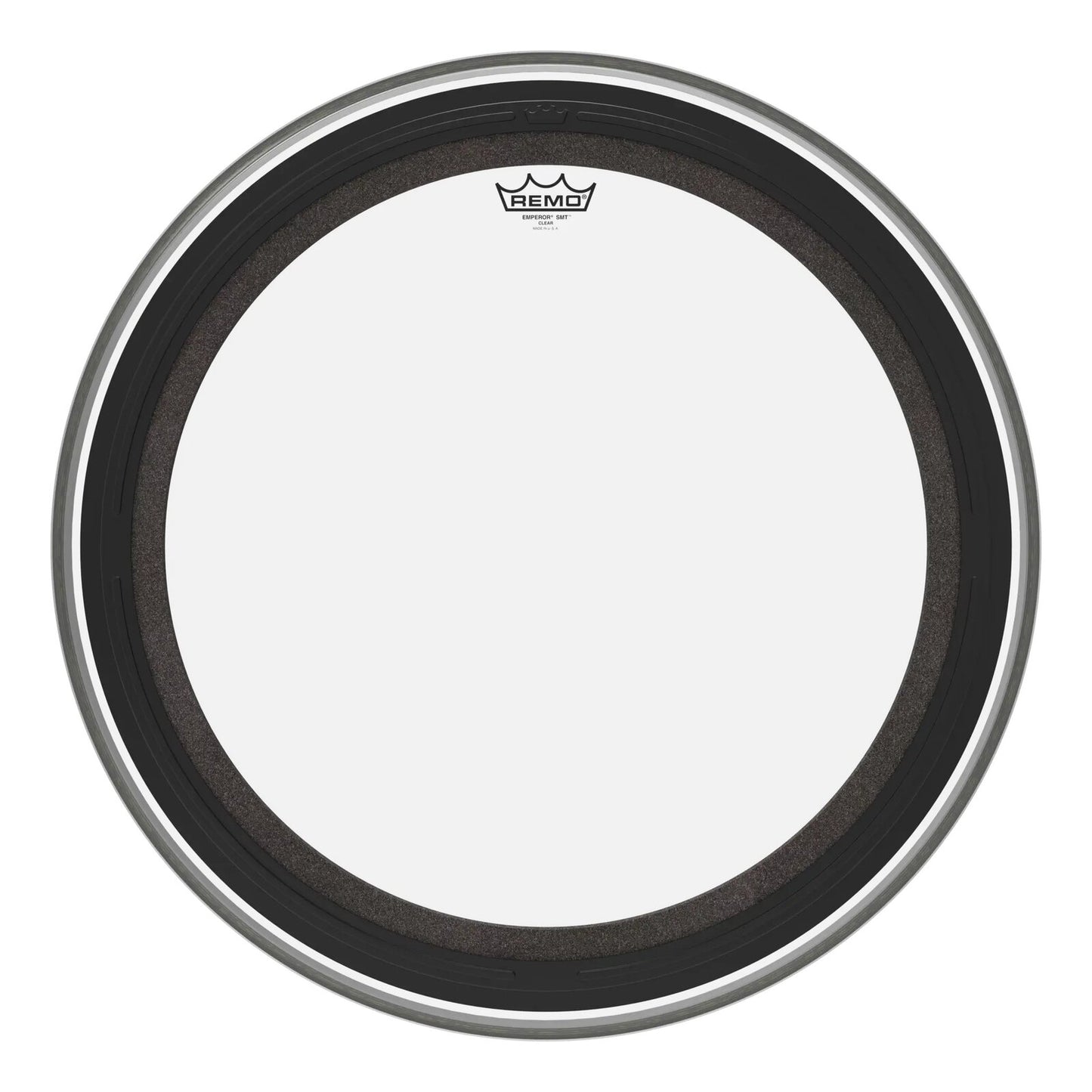 REMO Clear Emperor SMT Clear Bass Drum Head, 24"