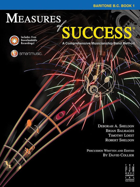 Measures of Success — Baritone (Bass Clef) Book 1 (FJH Music Company)
