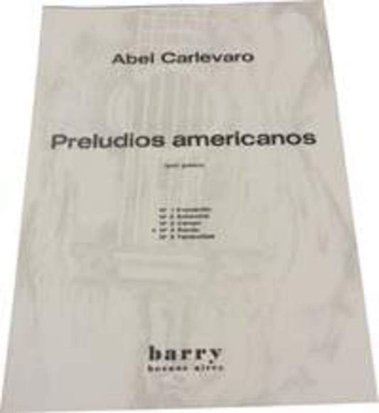 Preludios Americanos No 4 Guitar Book