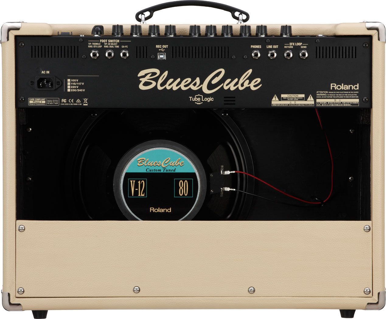 ROLAND Blues Cube Artist 1x12 Guitar Amplifier - Tube Logic Design for Authentic Tone and Portability — view 4