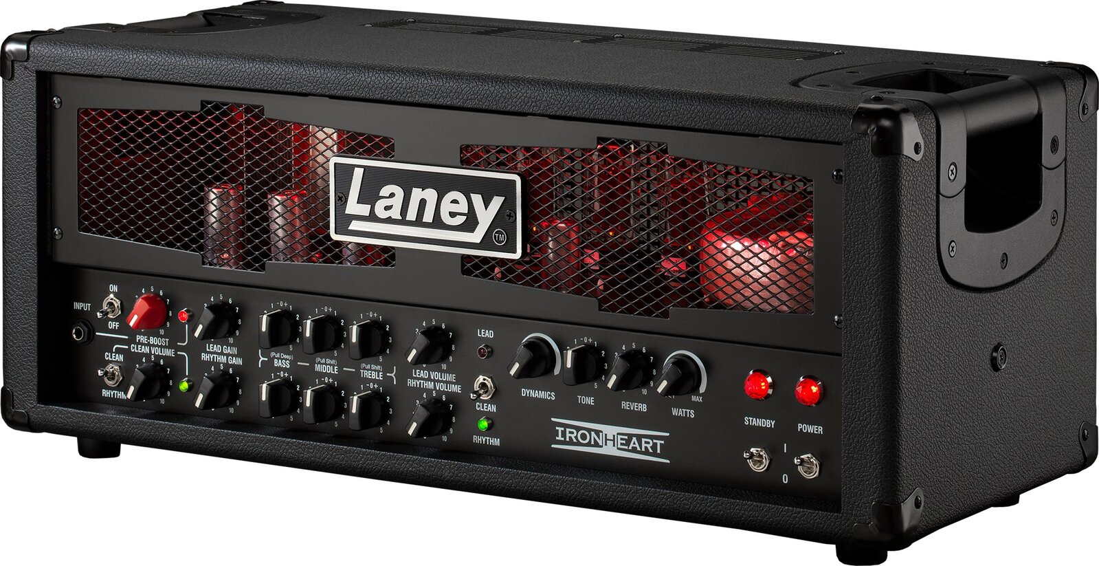 LANEY - Black Country Customs Black. Guitar Amplifier - Head - 120 Watt. — view 3