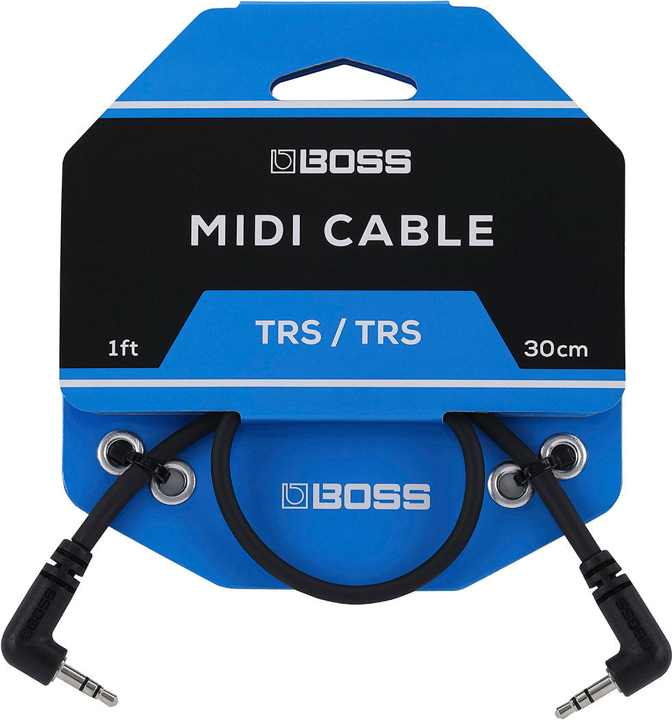 BOSS BCC-1-3535 Mini TRS to Mini TRS Cable - 1ft Premium Connectivity for BOSS Pedals — view 2