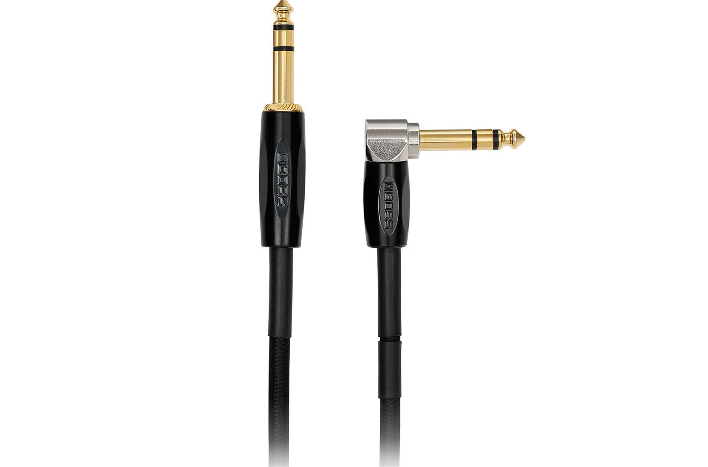 BOSS BCC-20-TRA 20ft TRS Footswitch Cable - 1/4" Angled to 1/4" TRS, Heavy-Duty, Ideal for GA-FC Foot Controller Connections — view 2