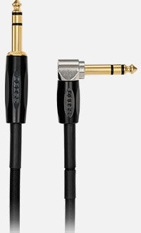 BOSS BCC-3-TRA 3ft TRS Footswitch Cable - Angled 1/4" to 1/4" - Heavy-Duty Audio Connection for GA-FC Controllers
