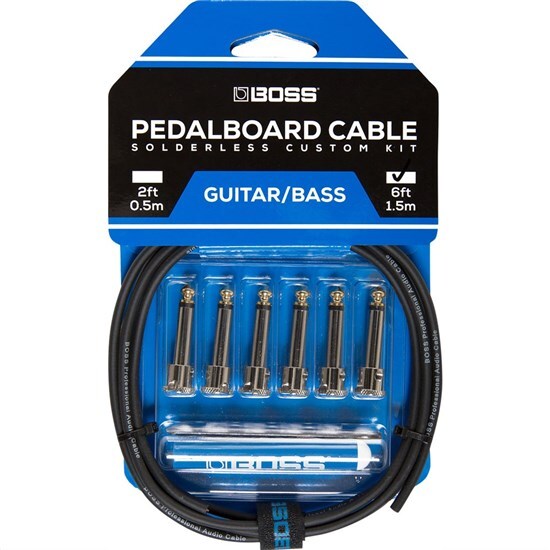 BOSS BCK-6 Solderless Pedalboard Cable Kit - 6 Connectors & 6ft Cable for Compact Setup and Tone Preservation — view 7