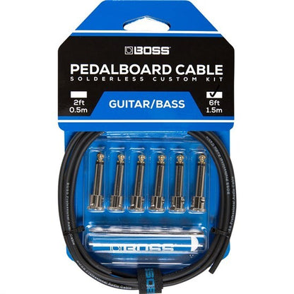 BOSS BCK-6 Solderless Pedalboard Cable Kit - 6 Connectors & 6ft Cable for Compact Setup and Tone Preservation — view 7