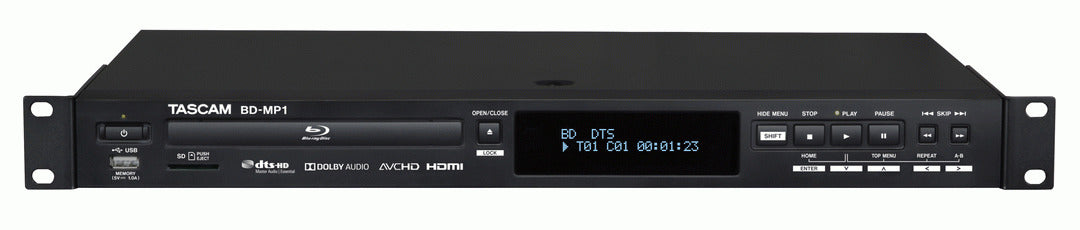 Tascam Multimedia Player - Blu-Ray-Dvd-Cd-Sd-Usb