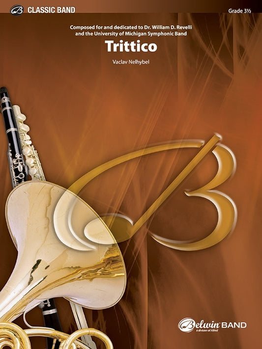 Trittico Concert Band Sheet Music Grade 3.5