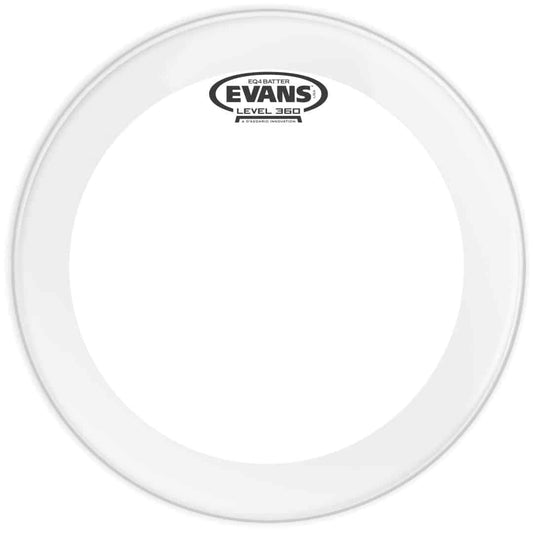 Evans EQ4 18 Inch Bass Drum Head Batter Coated