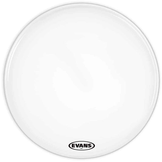 Evans 18 Inch Marching Bass Drum Head White MS1 Series