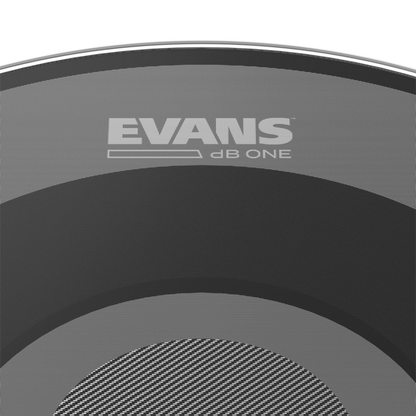 Evans dB One 24" Low Volume Mesh Bass Drumhead with Kinetic Transfer Foam Technology — view 3