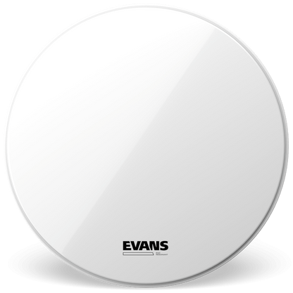 Evans 24 Inch Bass Drum Head Smooth White No Port — view 3