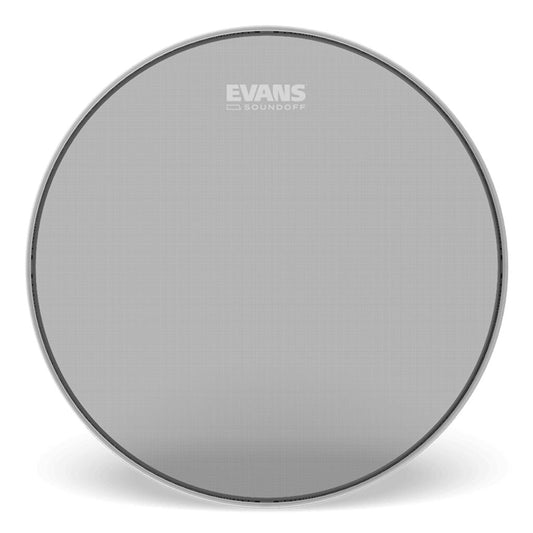 Evans 24in SoundOff Bass Drumhead, Single-Ply Mesh, Reduces Volume, Compatible with Drum Triggers, Made in USA