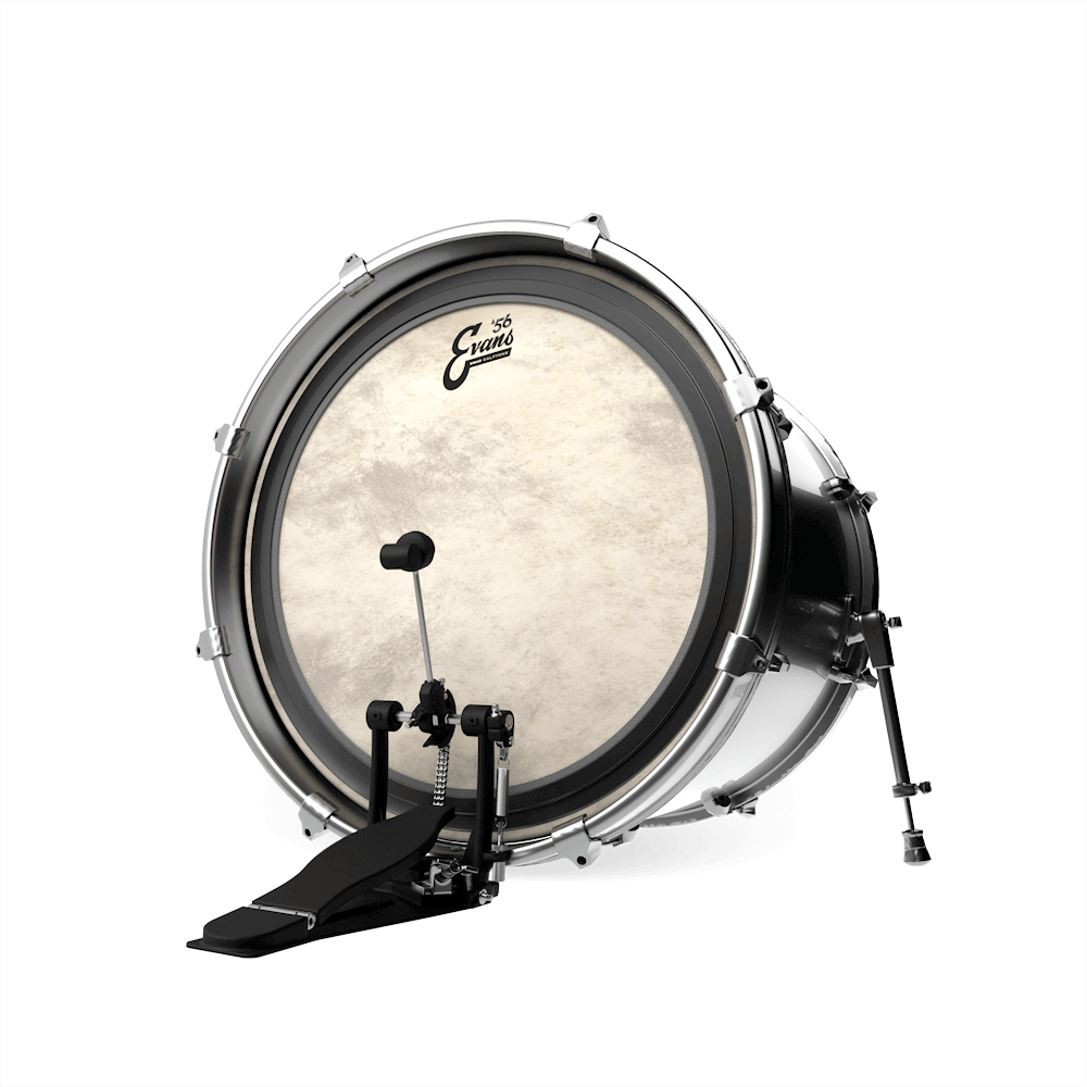 Evans 26 Inch EMAD Calftone Bass Drum Batter Head with Level 360 Technology — view 2