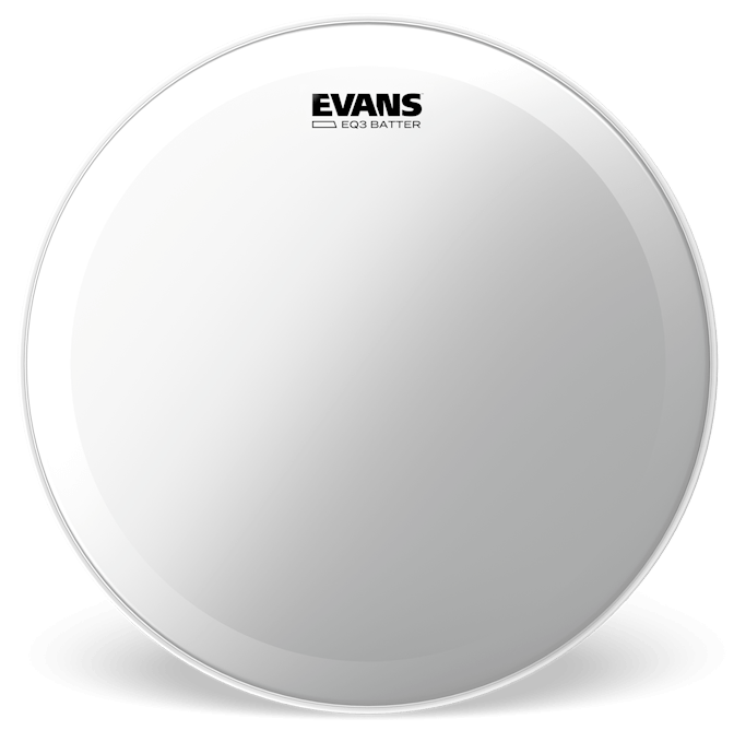Evans 26 Inch Clear EQ3 Bass Drum Head with Internal Overtone Control Ring
