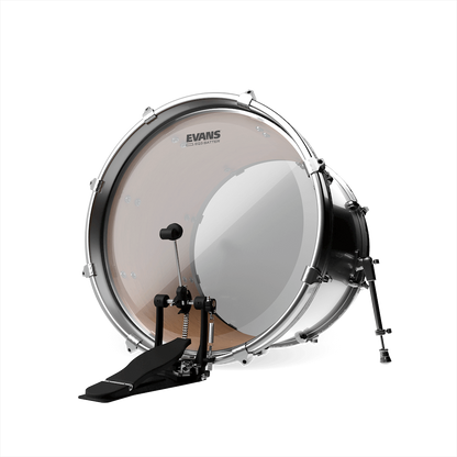 Evans 26 Inch Clear EQ3 Bass Drum Head with Internal Overtone Control Ring — view 2