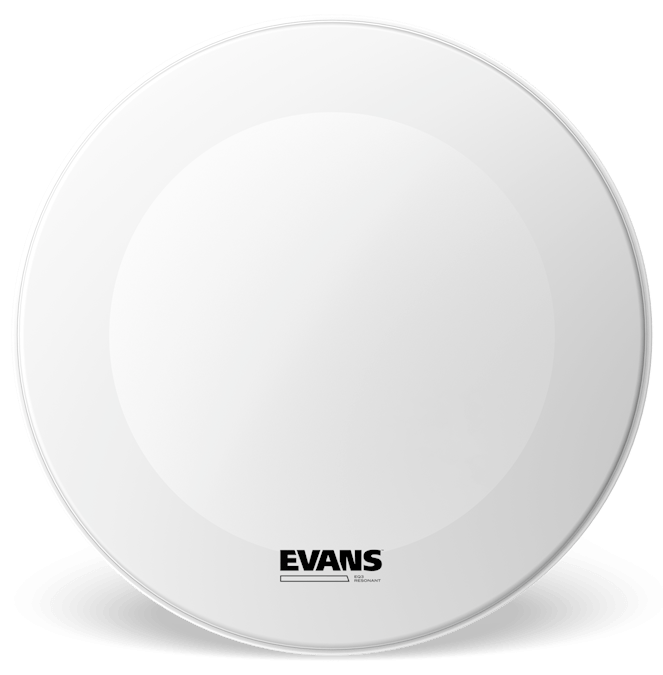 26 Inch Evans EQ3 Resonant White Drumhead No Port