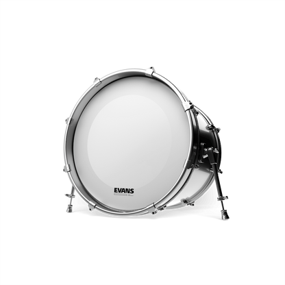 26 Inch Evans EQ3 Resonant White Drumhead No Port — view 2