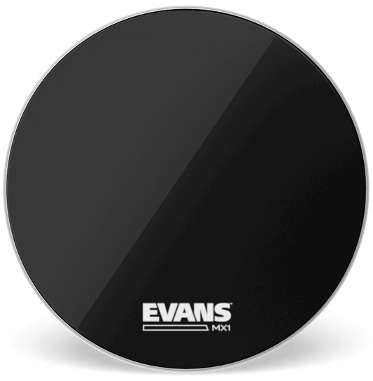 32 Inch Evans Black Marching Bass Drum Head