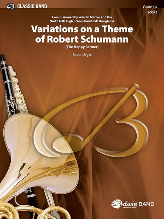 Variations on a Theme By Schumann Concert Band Sheet Music Grade 4.5 Score