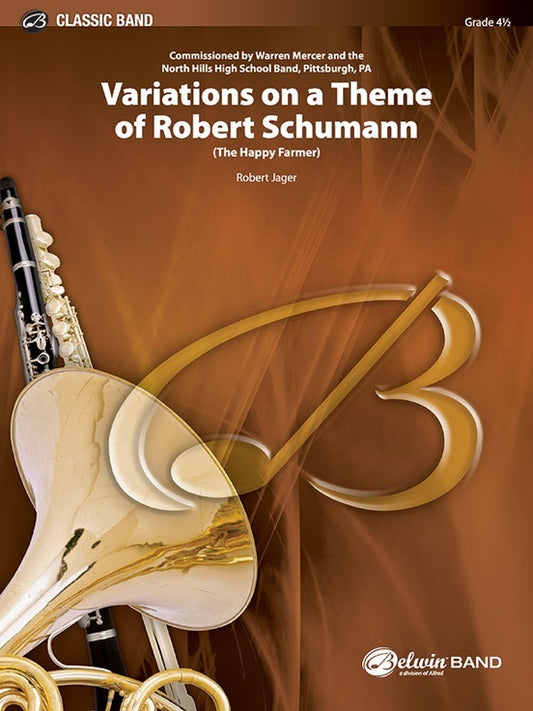 Variations on a Theme By Schumann Concert Band Sheet Music Grade 4.5