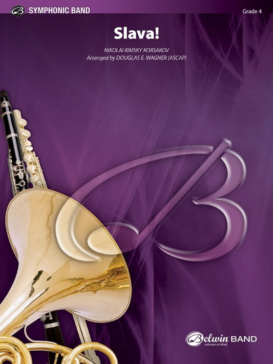 Slava CB 4 Conductor Score - Concert Band Sheet Music