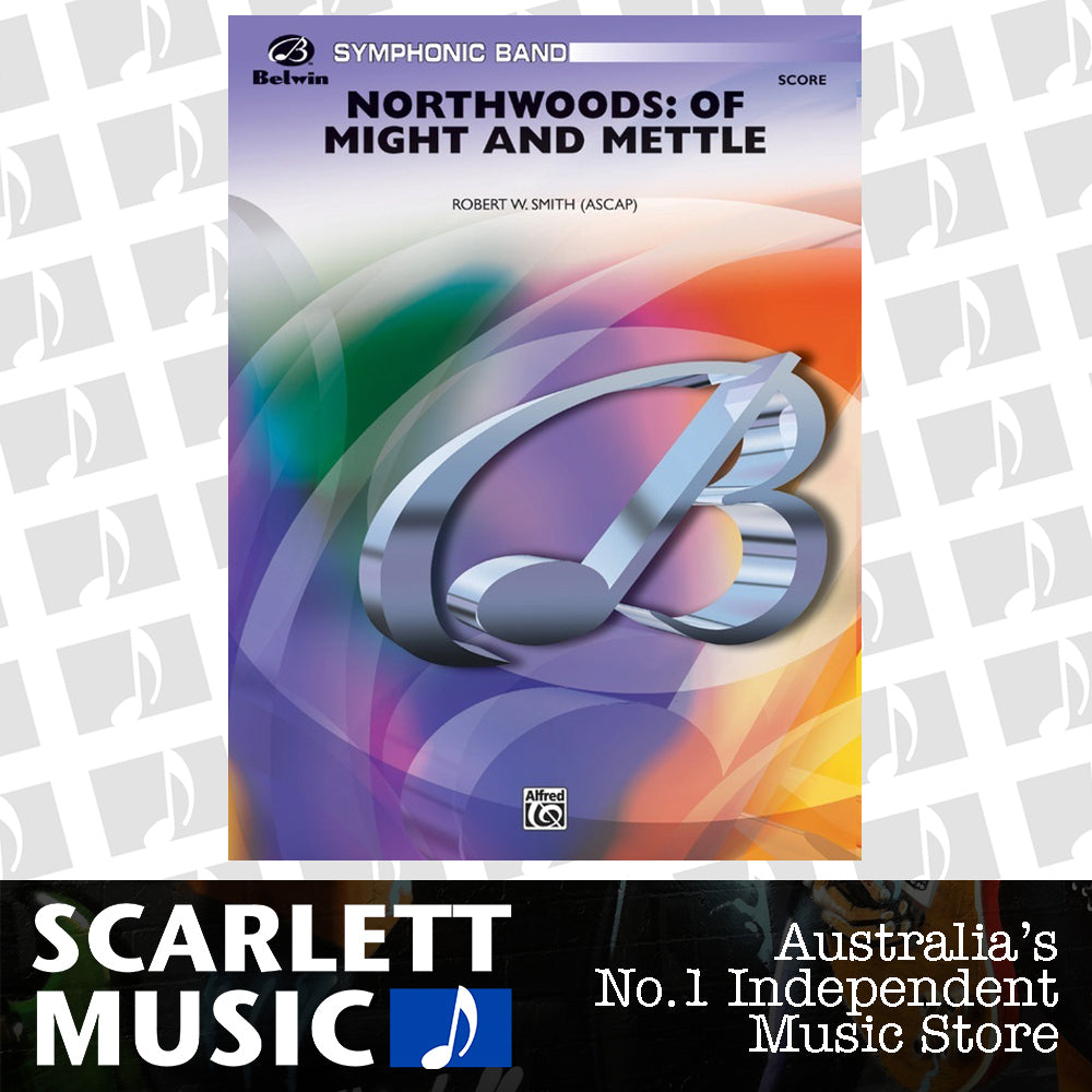 Northwoods Of Might And Mettle Concert Band Gr 4 Score — view 2