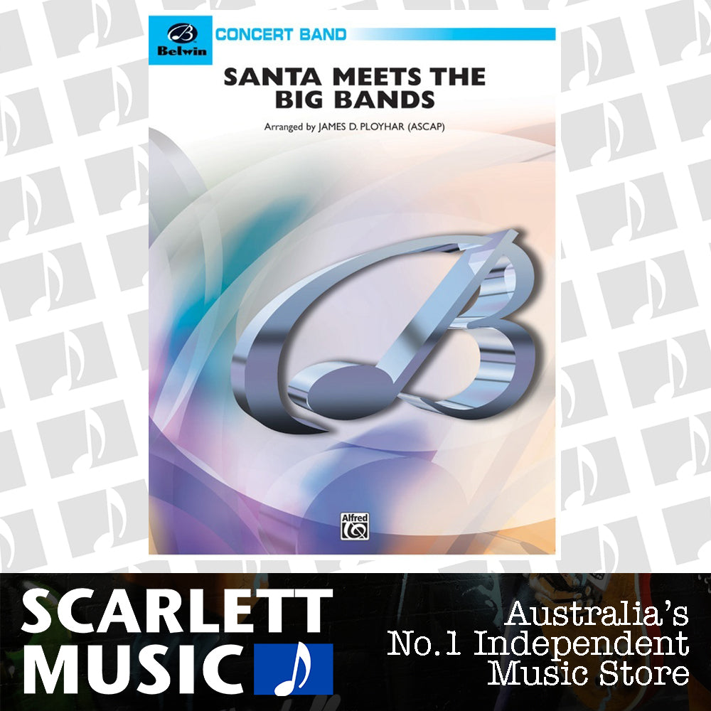 Santa Meets the Big Bands Concert Band Sheet Music Grade 2.5 — view 2