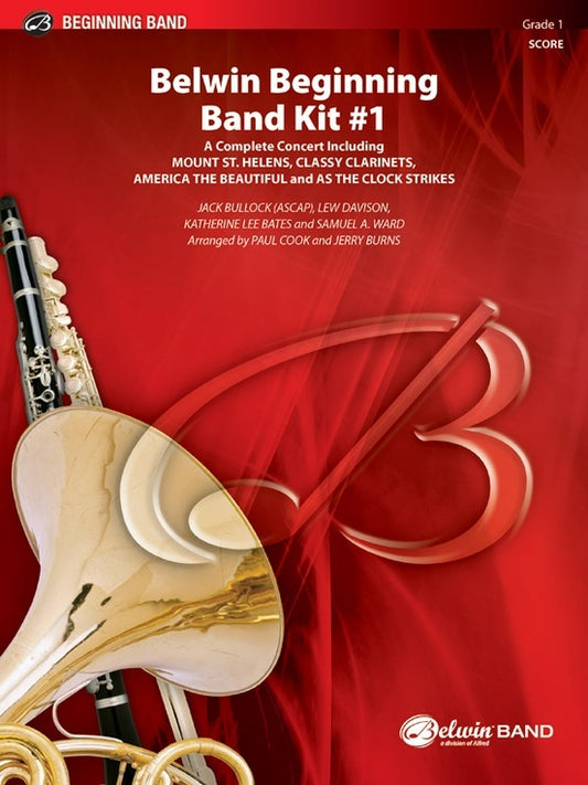 Belwin Beginning Band Kit No 1 Concert Band Sheet Music Grade 1 Score