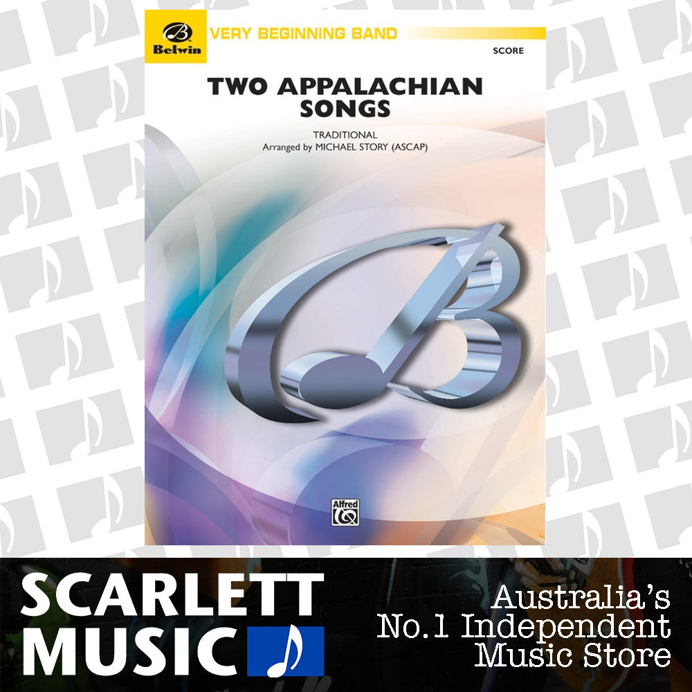 Two Appalachian Songs Concert Band Grade 1 Conductor Score — view 2